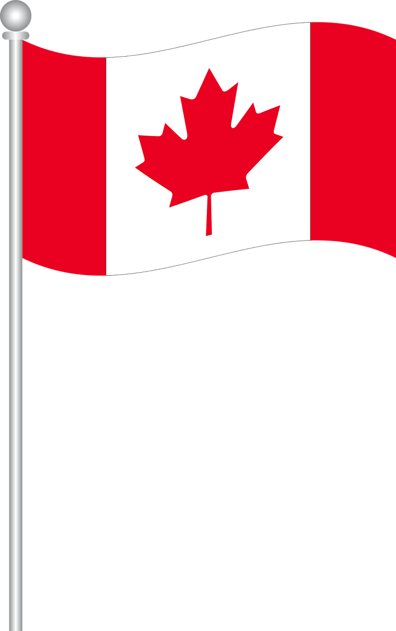 flag of canada world flags flags of world free photo