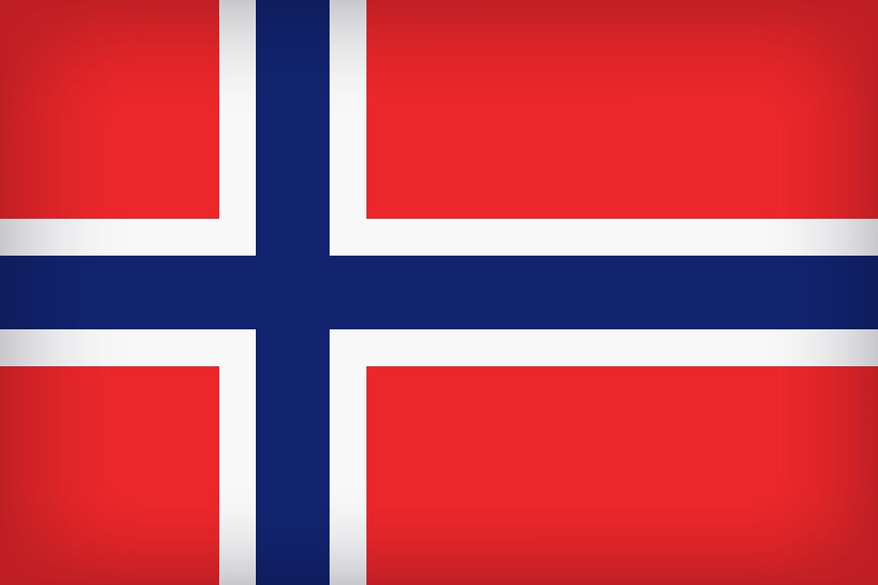 flag of norway flag background free photo