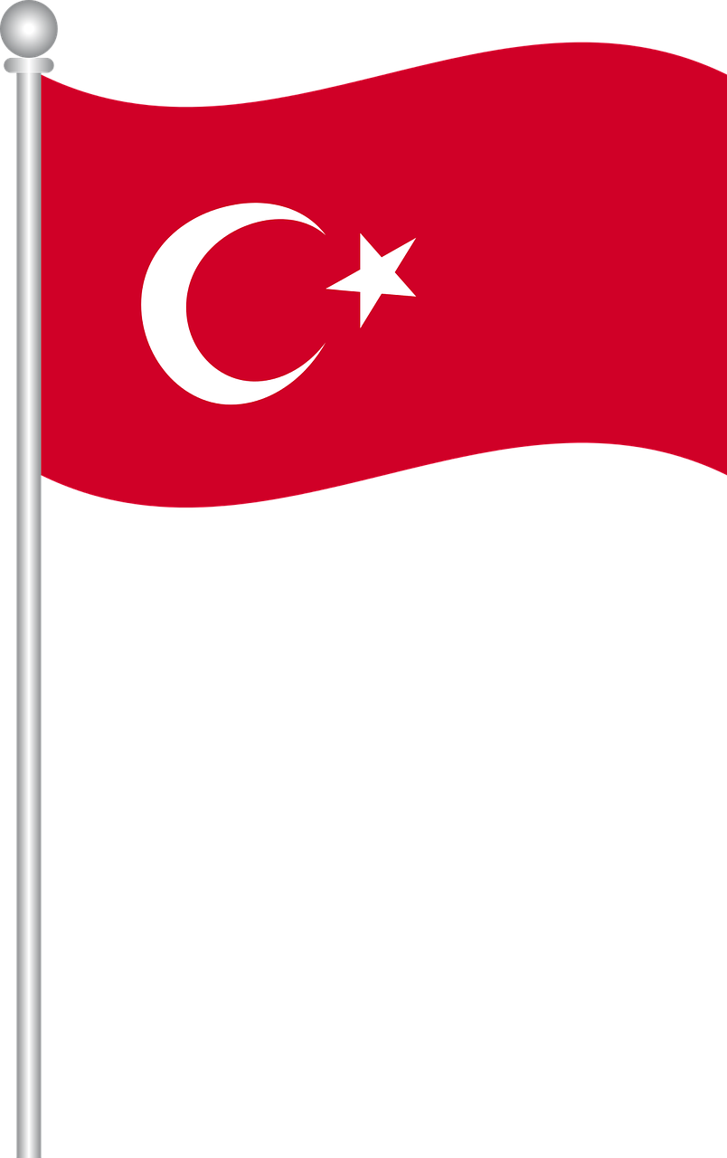 flag of turkey turkish flag world flag free photo