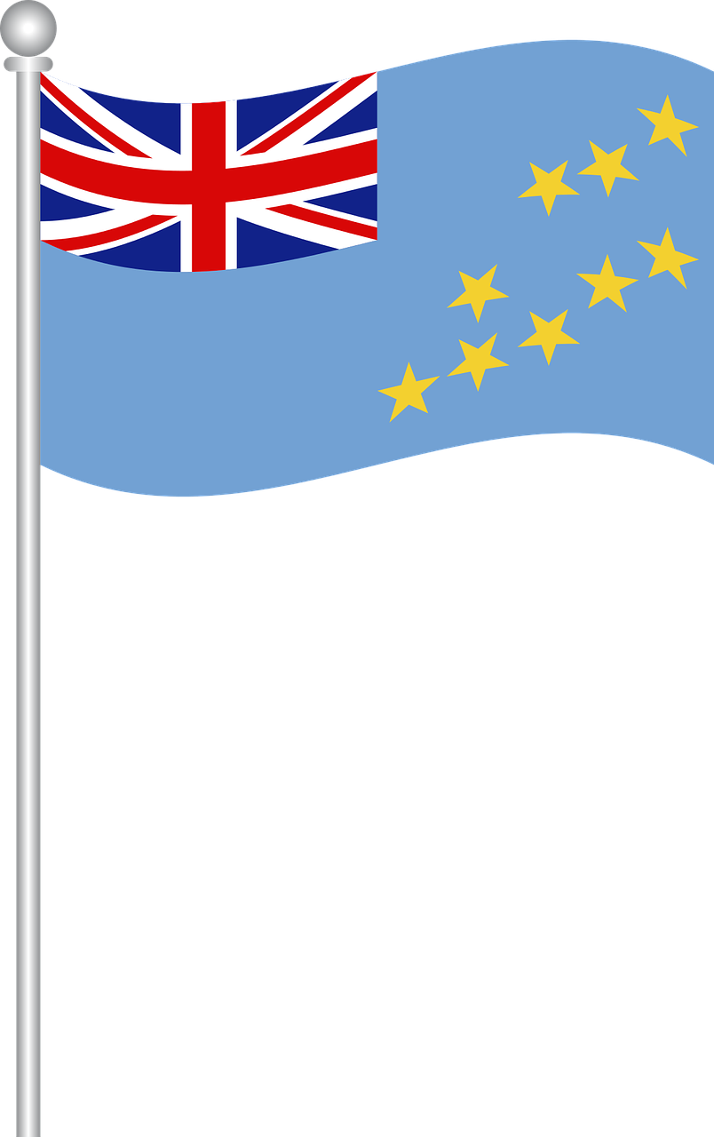 flag of tuvalu flag tuvalu free photo