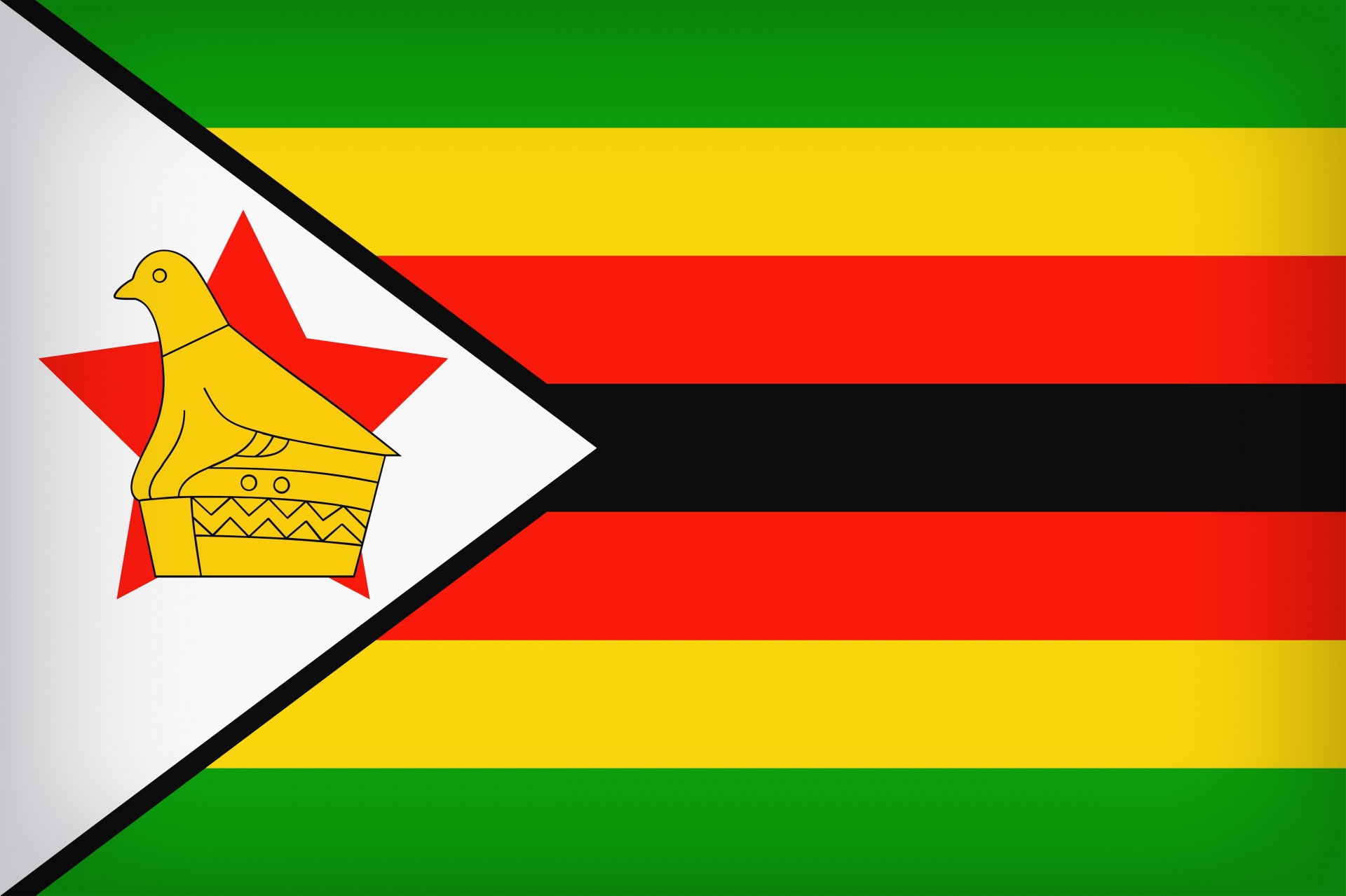 flag zimbabwe country symbol free photo