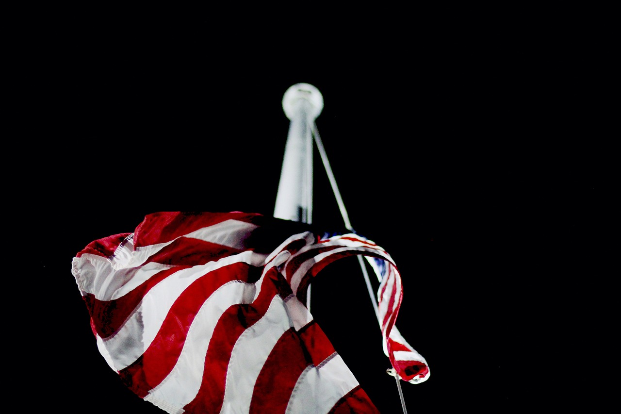 flagpole american flag free photo