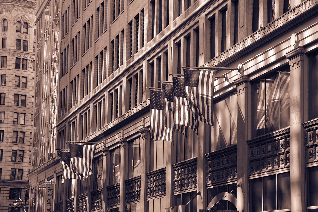 flags american manhattan free photo