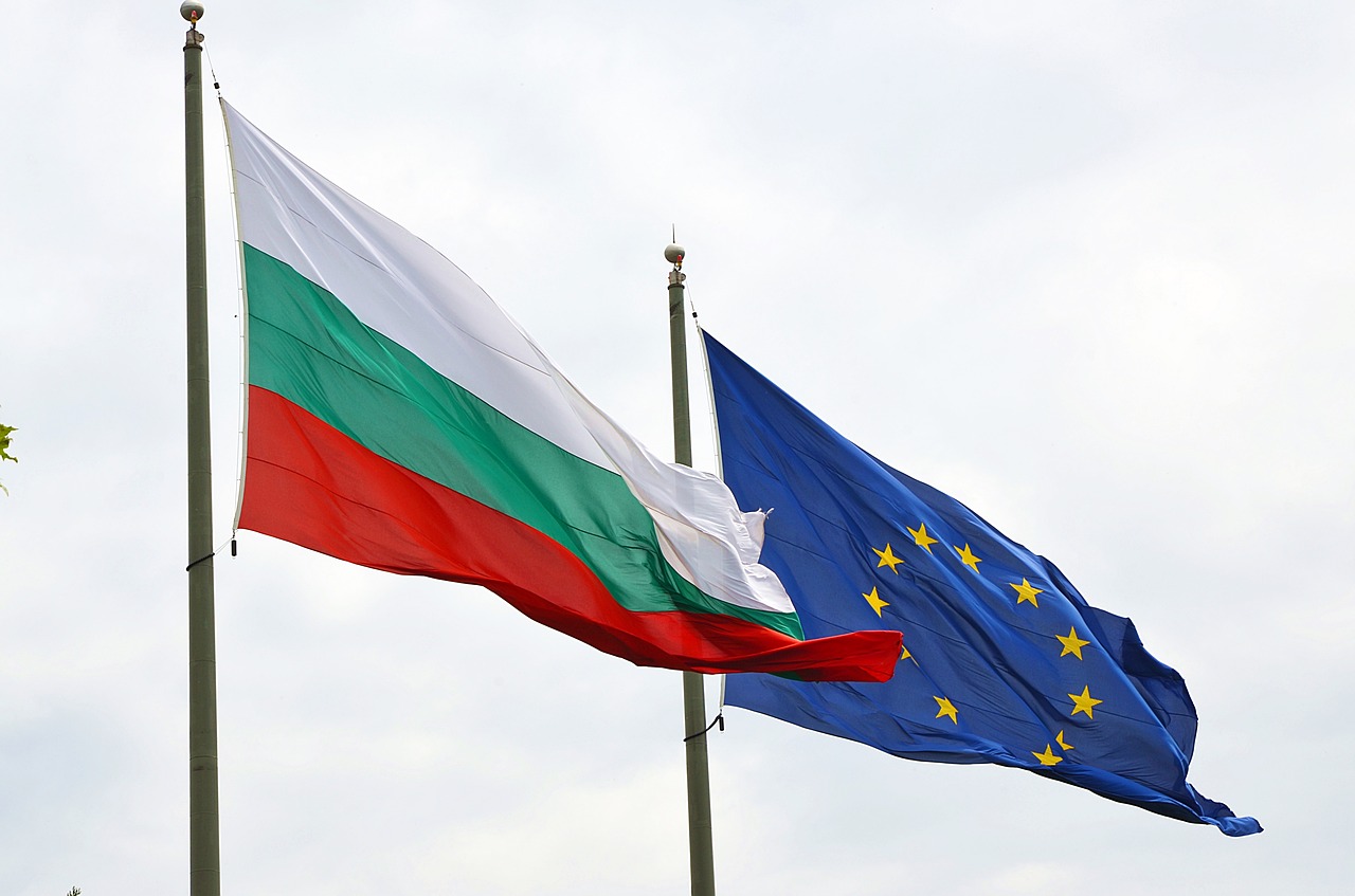 flags bulgaria european union free photo