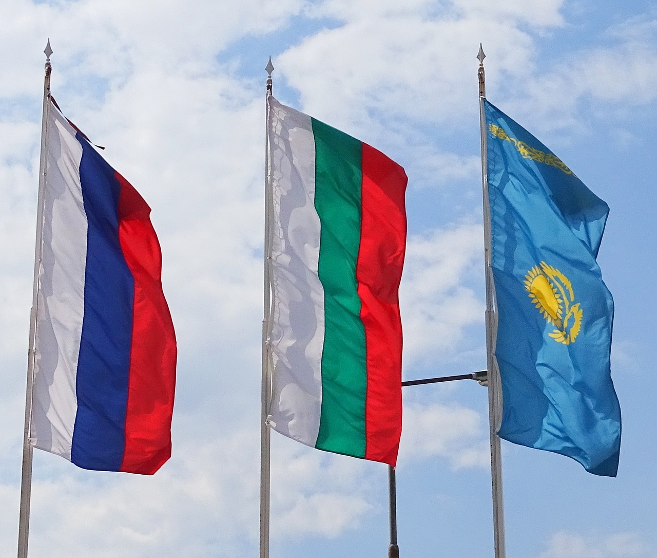 flags russia bulgaria free photo