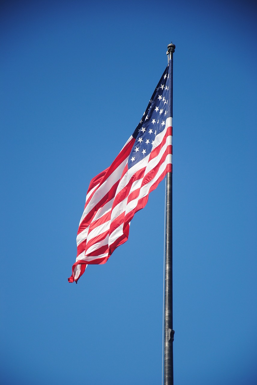 flags freedom united states free photo