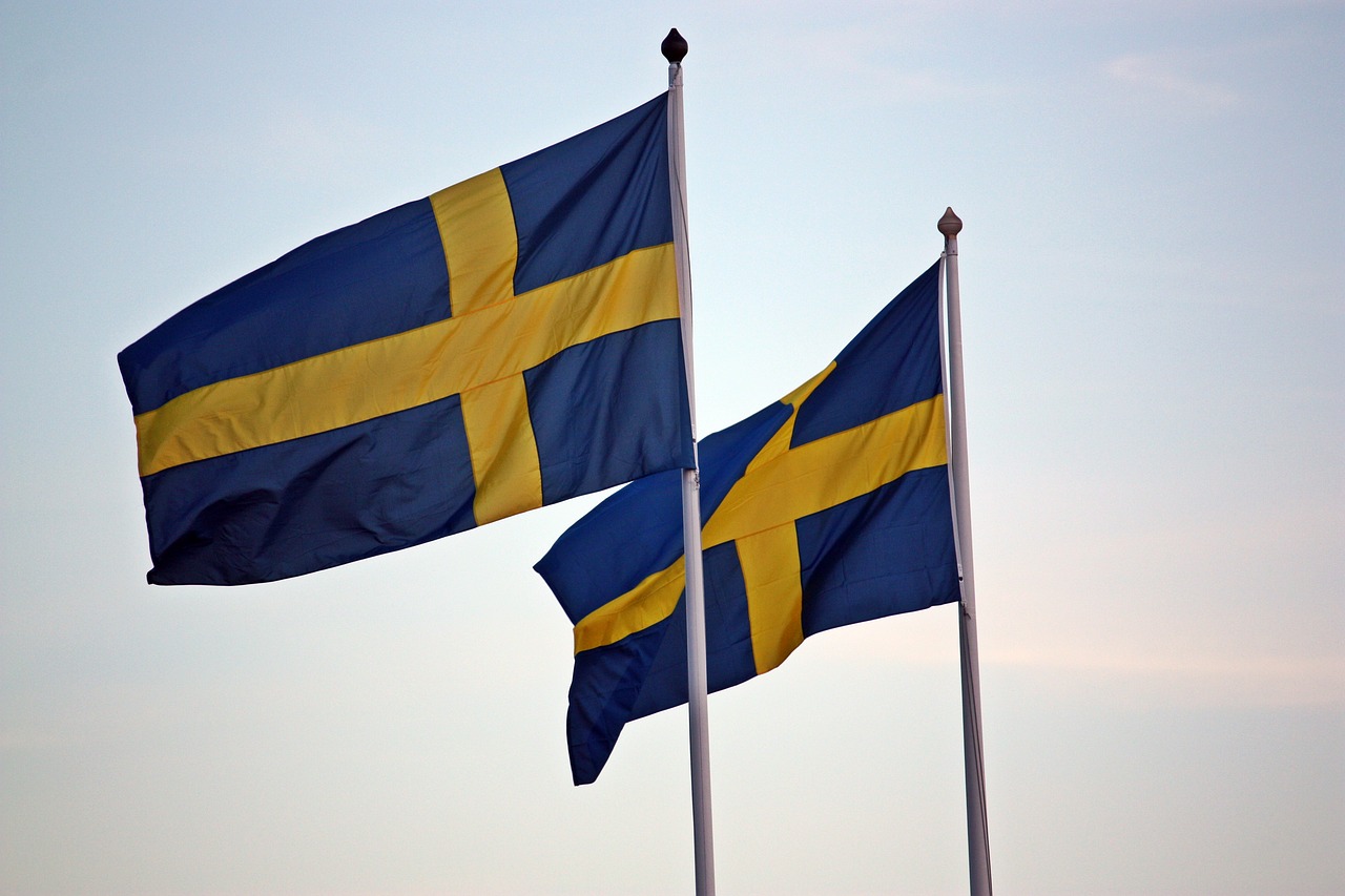 flags sweden swedish flag free photo