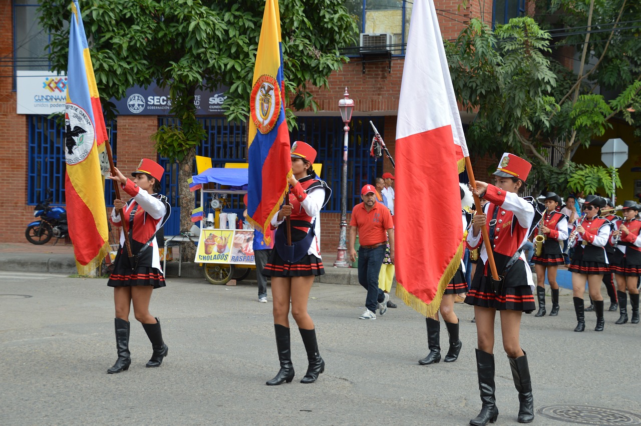 flags ricaurte colombia free photo