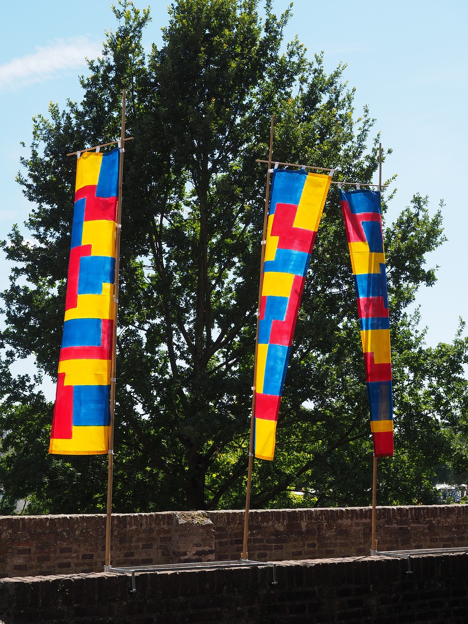 flags colorful blow free photo