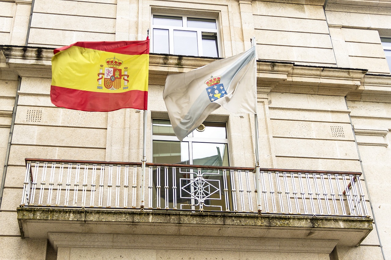 flags spain galicia free photo