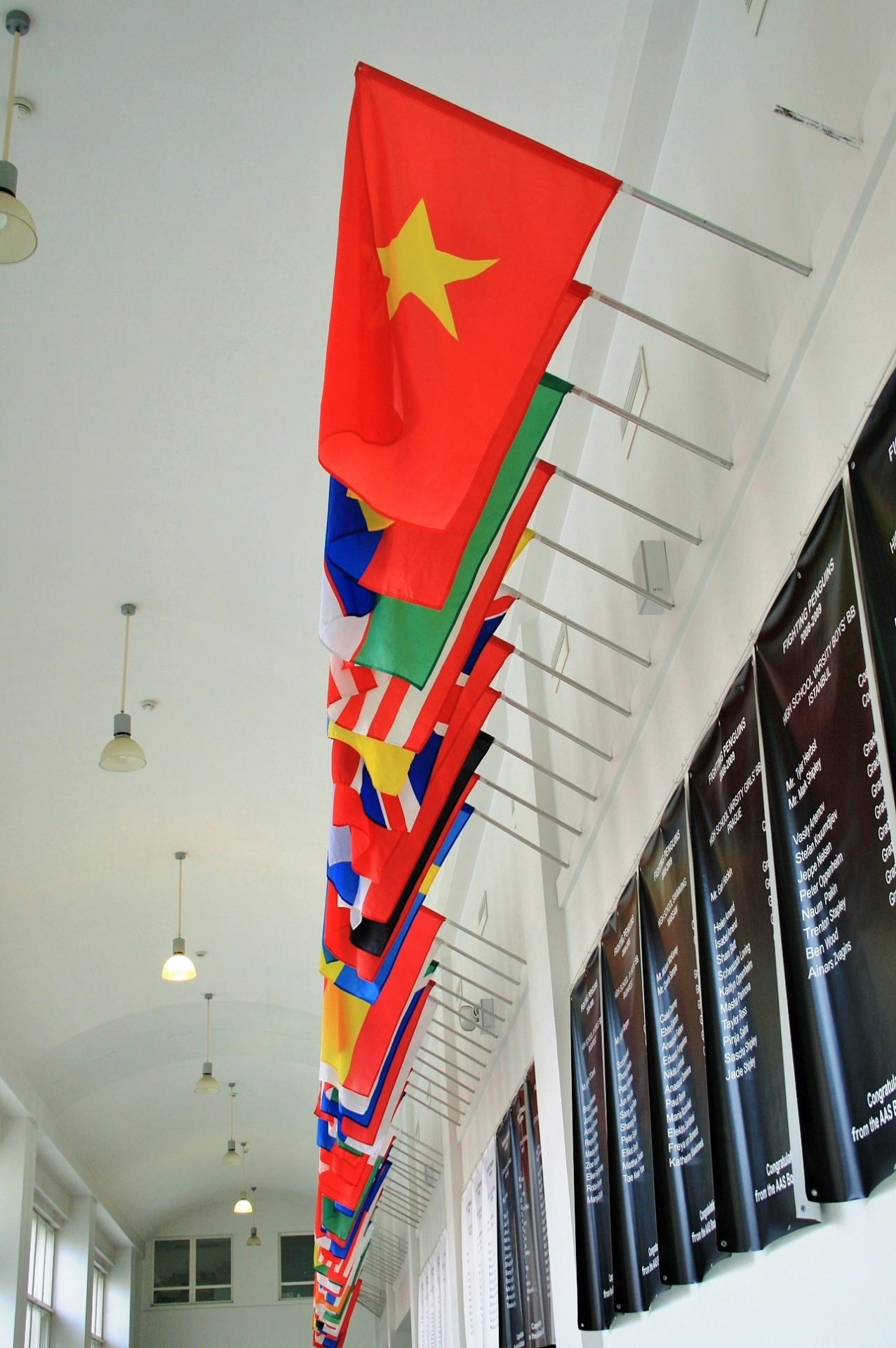 wall flags nations free photo