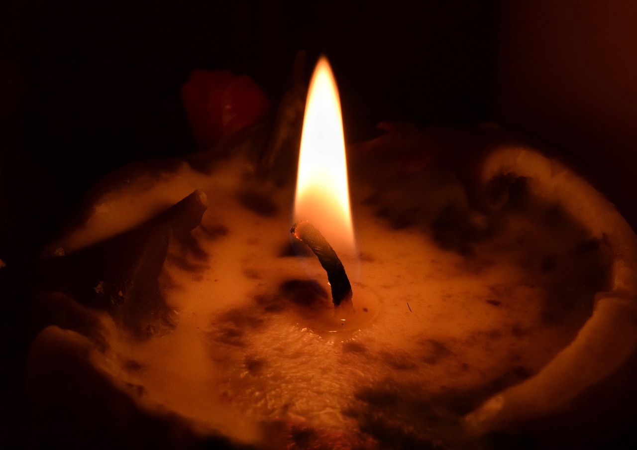 flame candle burnt free photo