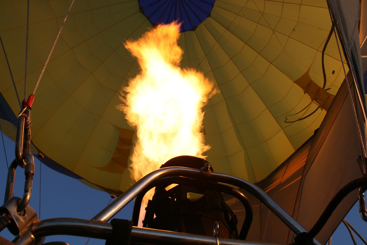 flame fire balloon free photo