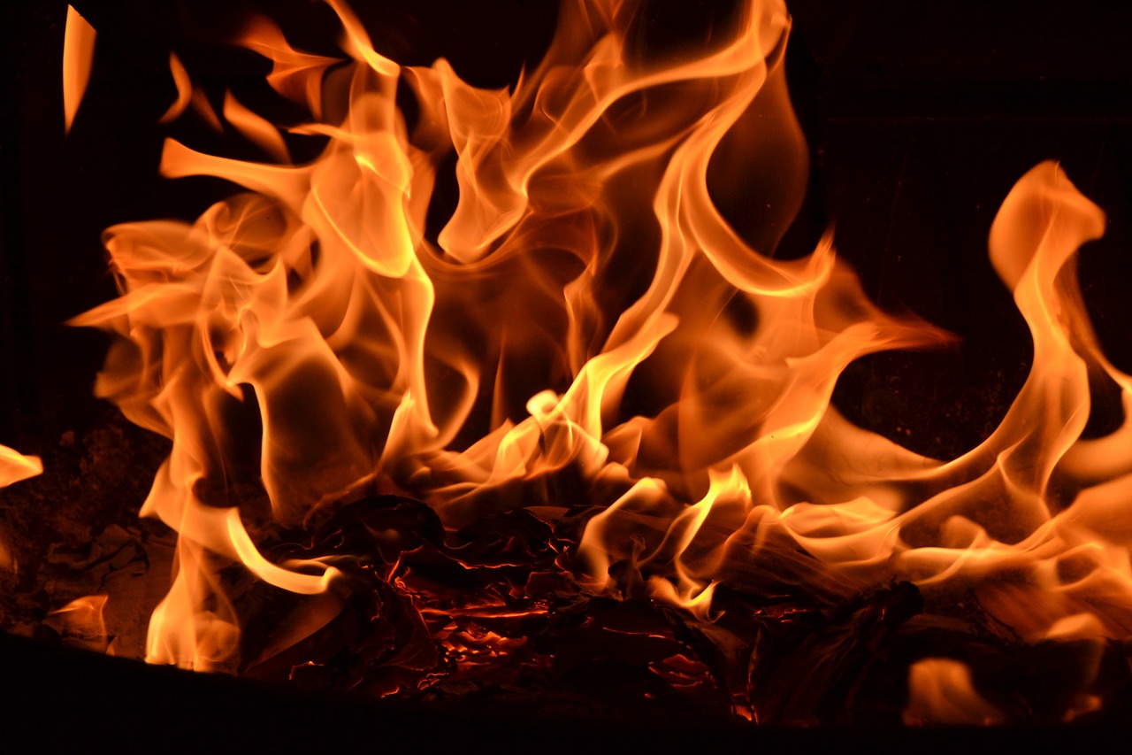 flames inflamed fire free photo