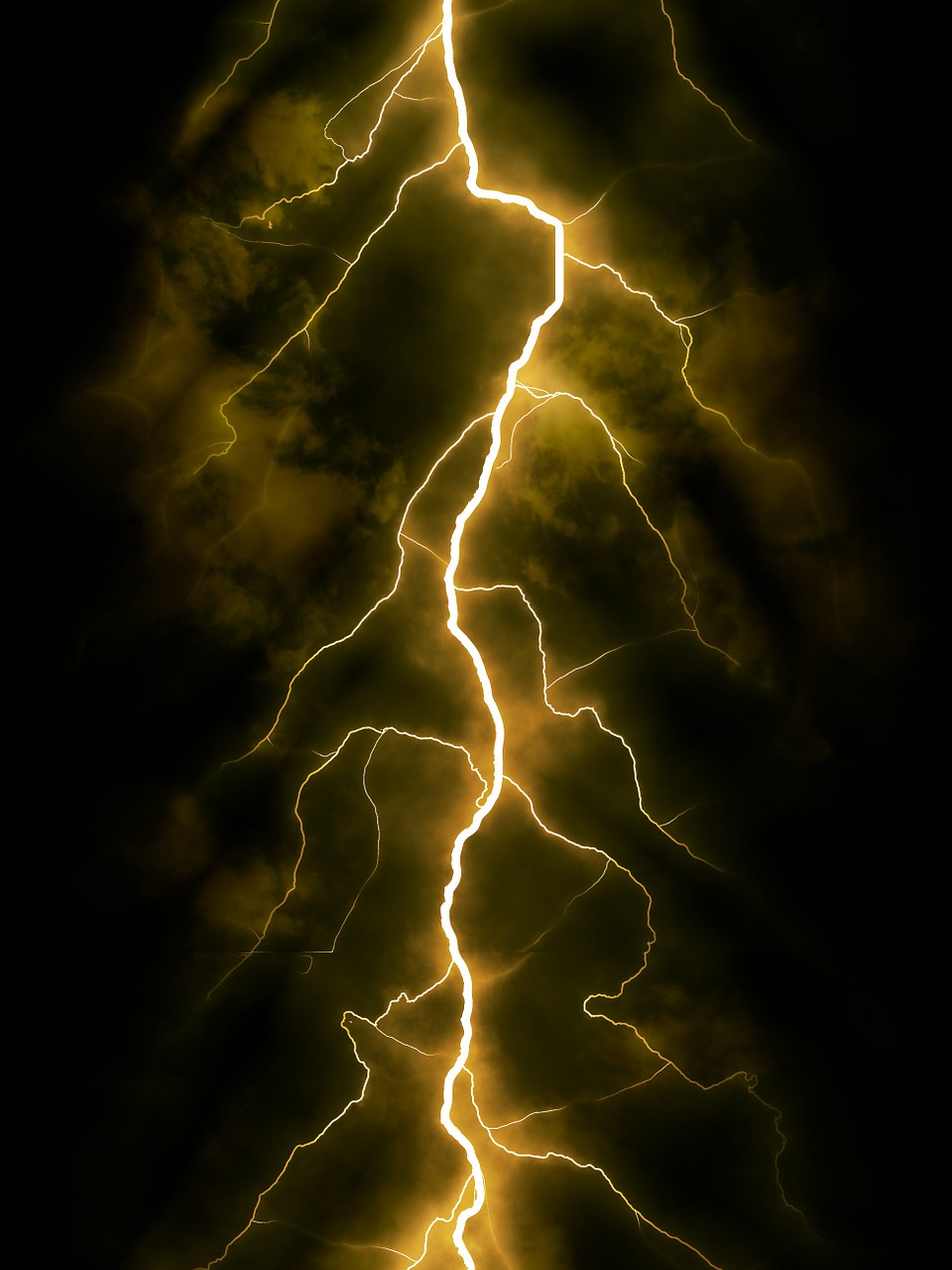 flash night thunderstorm free photo