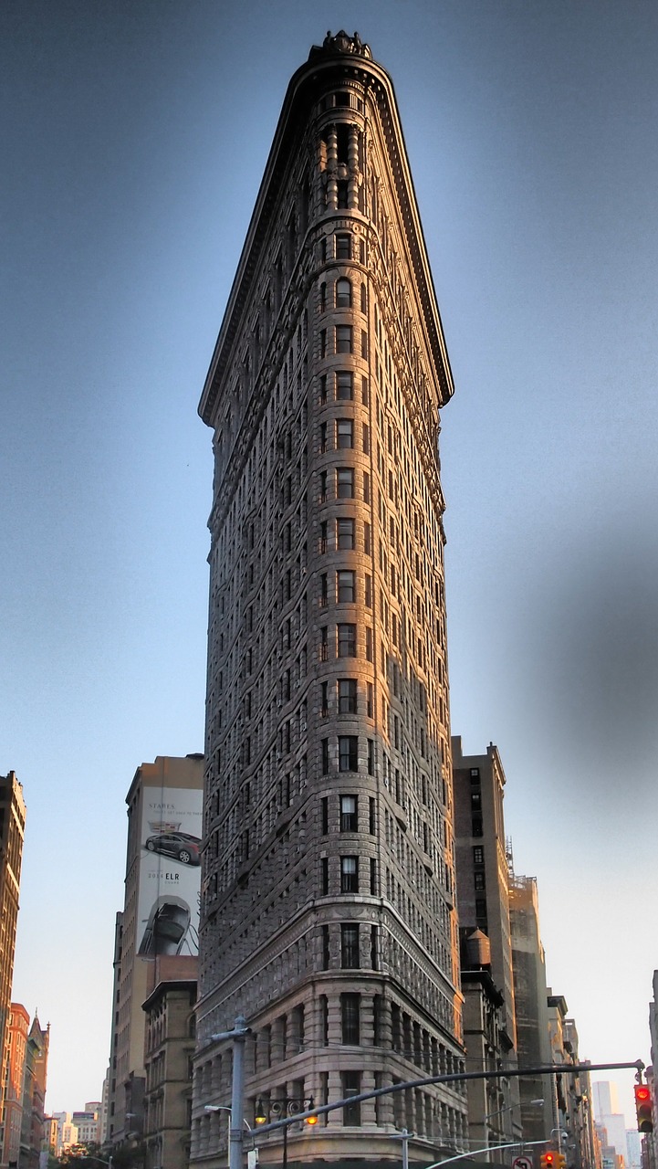 flatiron building new york free photo