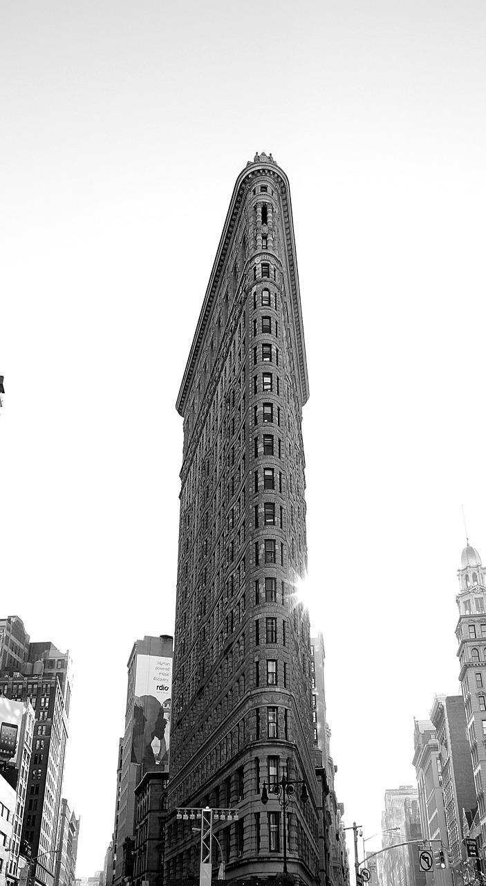 flatiron building building new york free photo