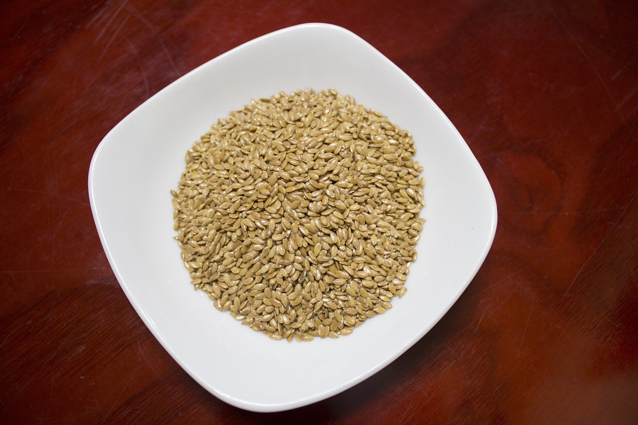 flax seed grain seeds free photo