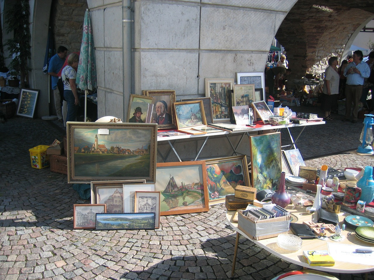 flea market painting browse free photo