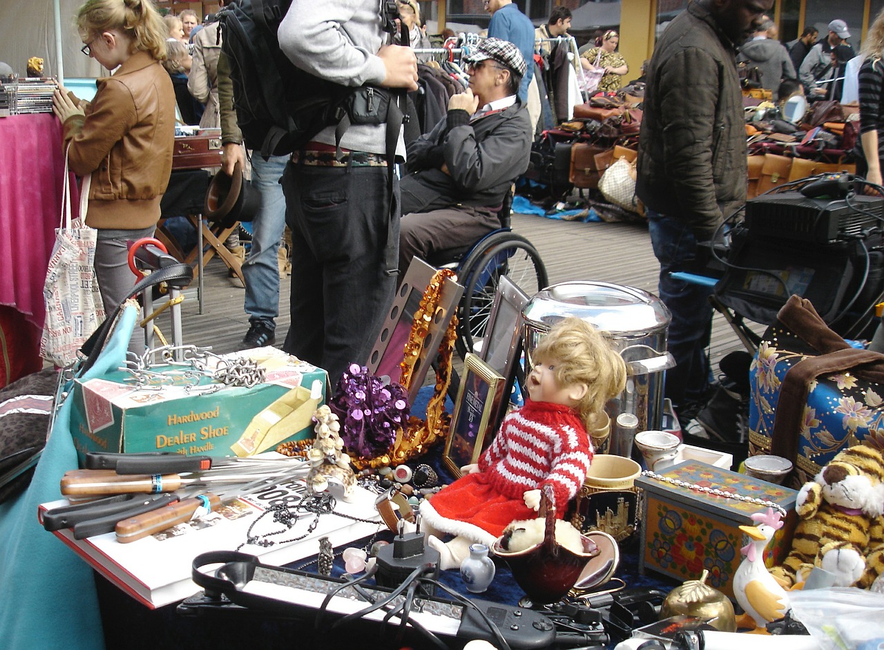 flea market doll vintage free photo