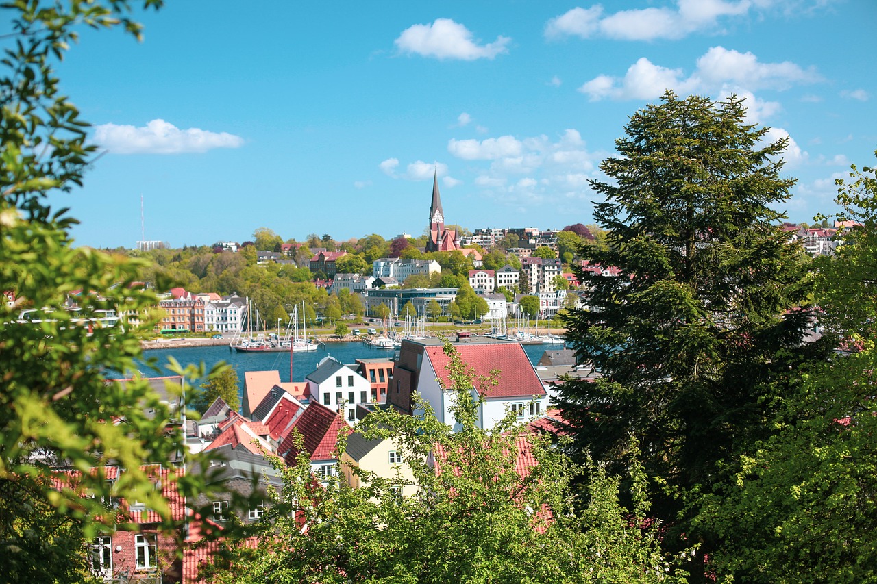 flensburg  eastern shore  st jürgen's church free photo