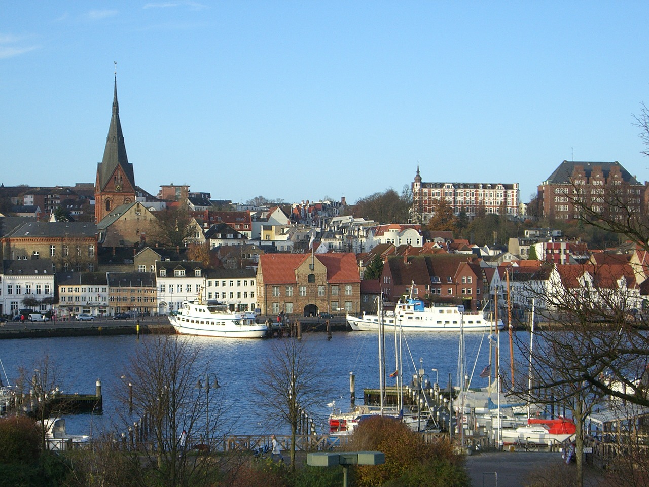 flensburg port west side free photo