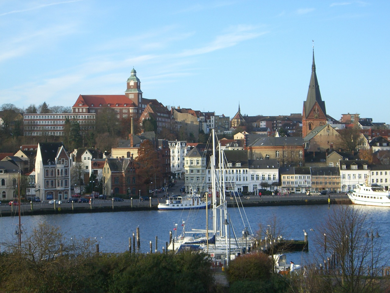 flensburg port west side free photo