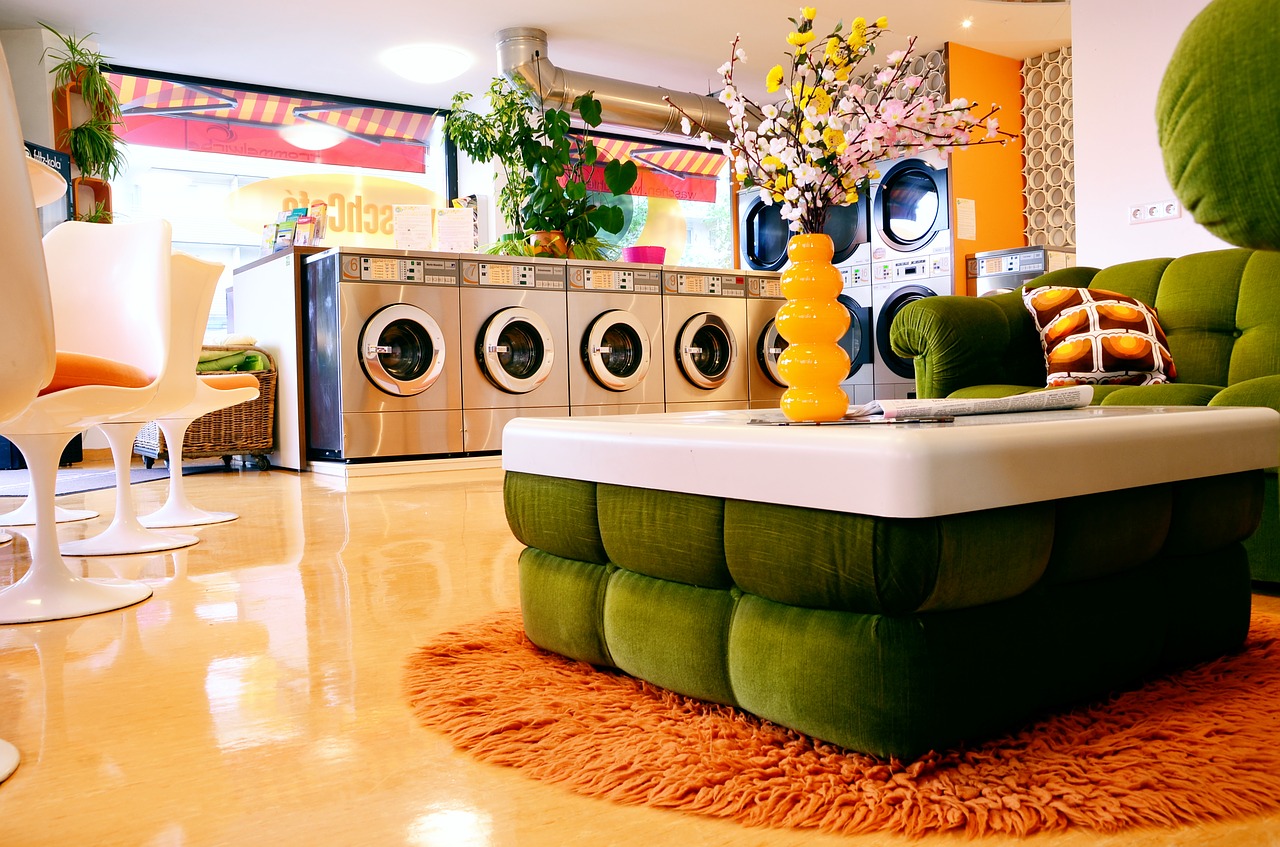 flokati  launderette  washing machine free photo