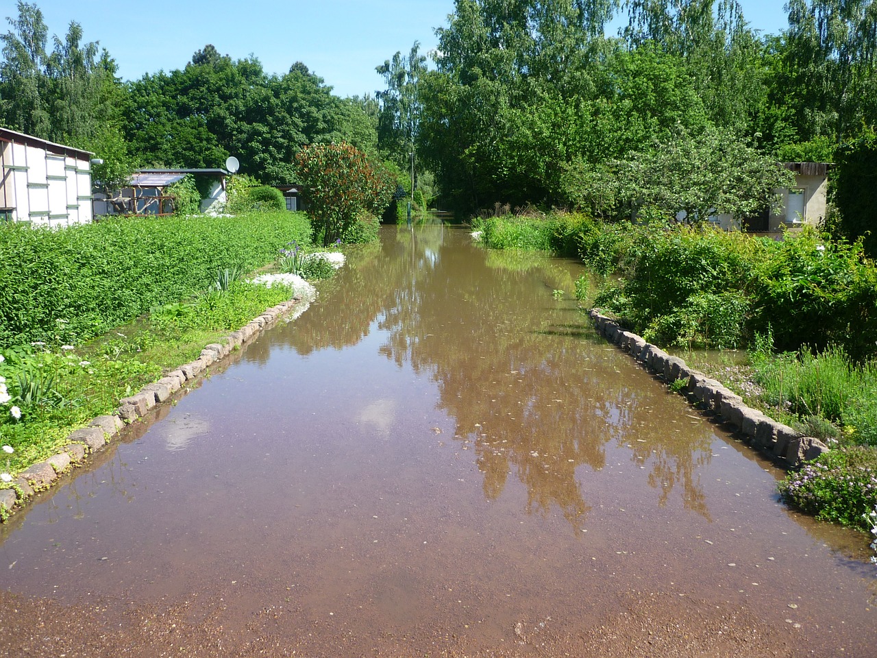 flood water flooded free photo