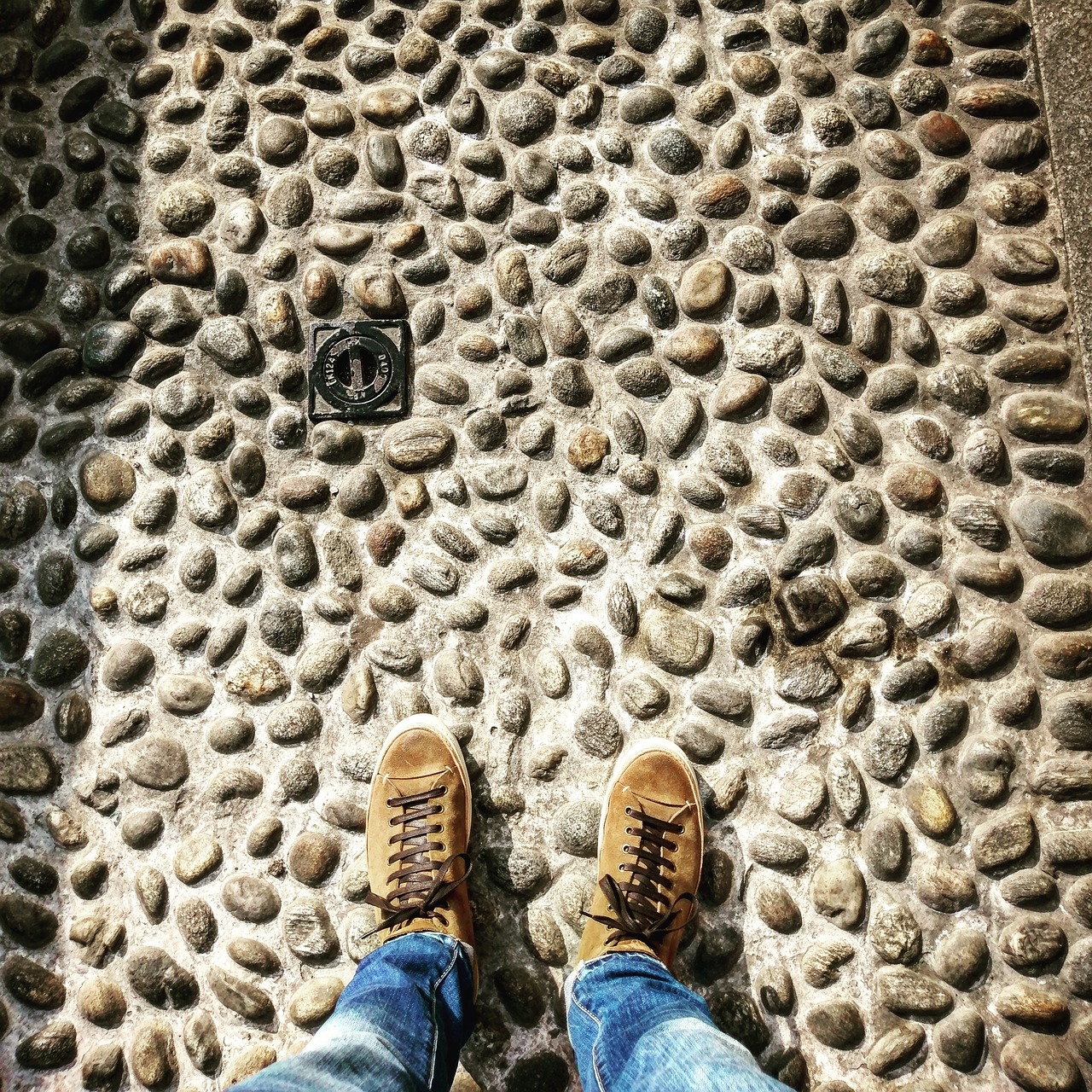 floor stones shoes free photo