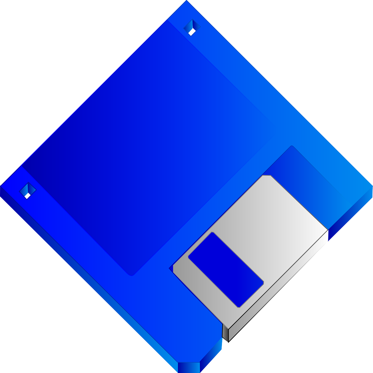 floppy disk blue free photo