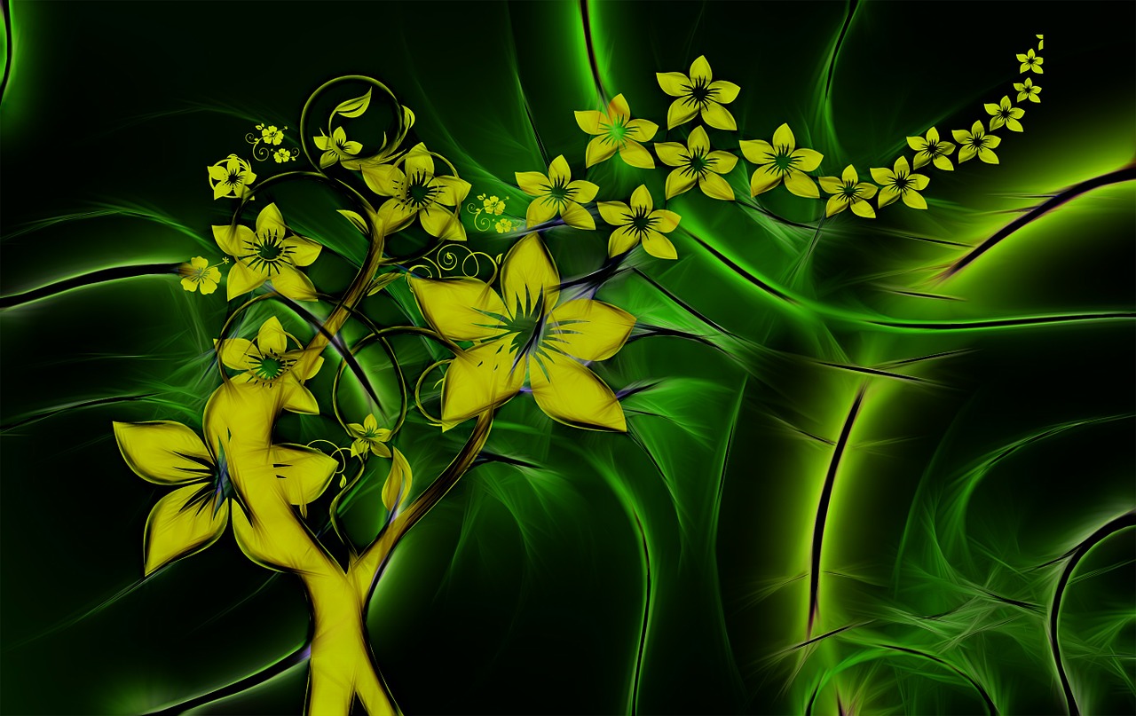 flora entwine fractals free photo