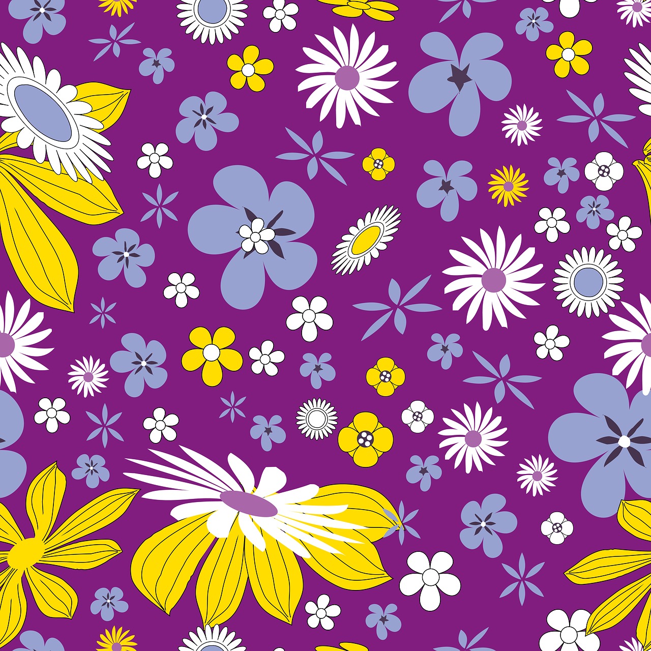 floral flowers wallpaper free photo