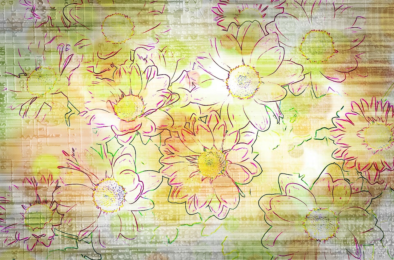 floral background colorful free photo