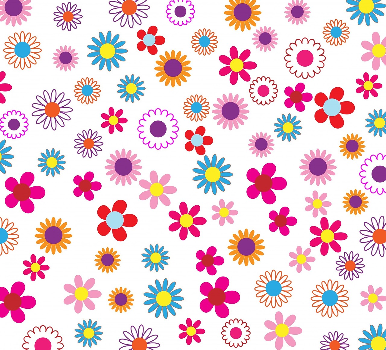 floral flowers background free photo