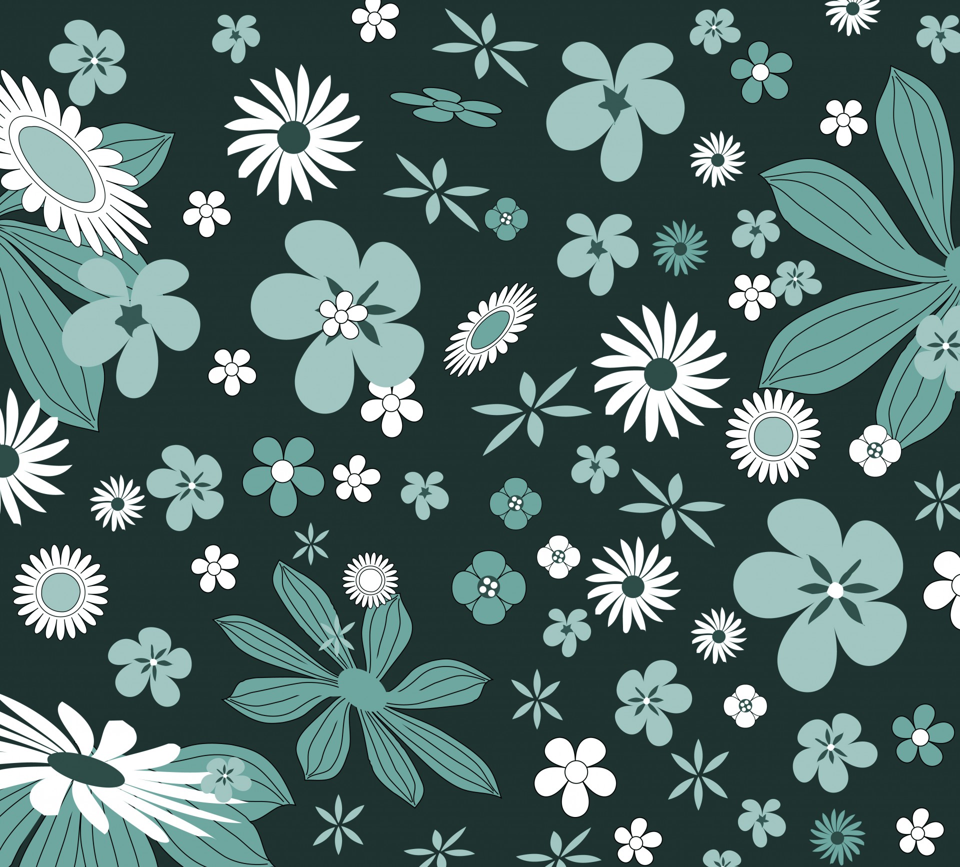 floral background wallpaper free photo