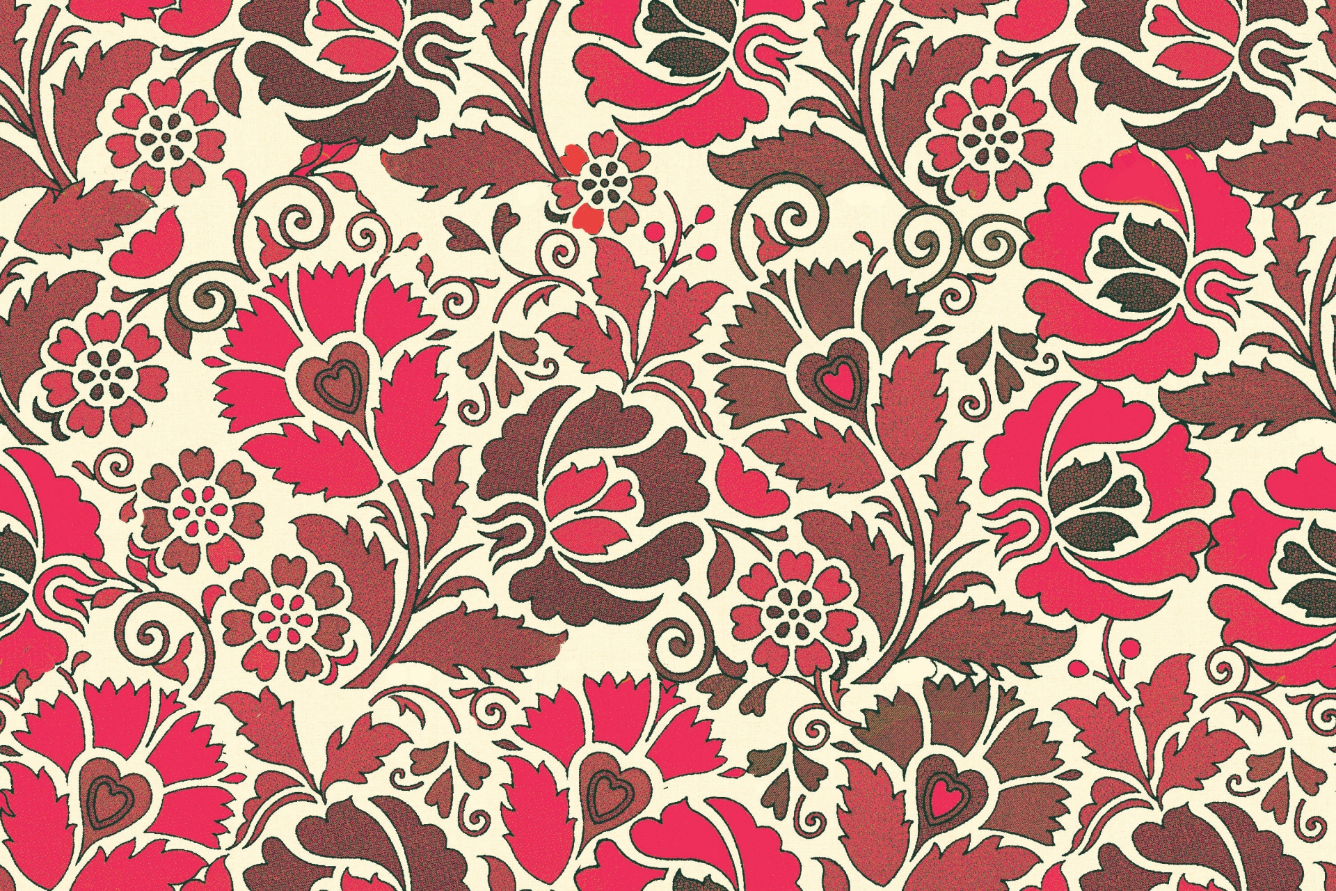 floral pattern design free photo