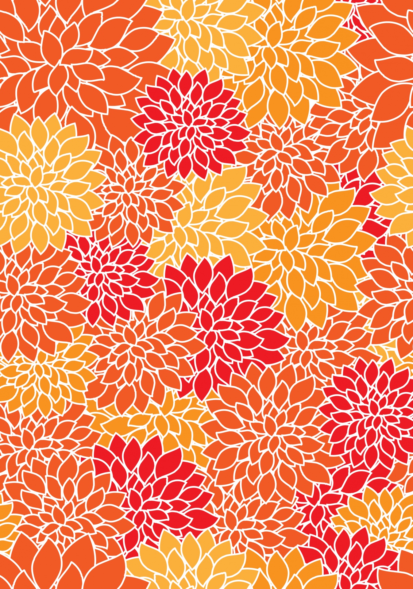 Floral Flowers Dahlia Dahlias Orange Free Image From Needpix Com