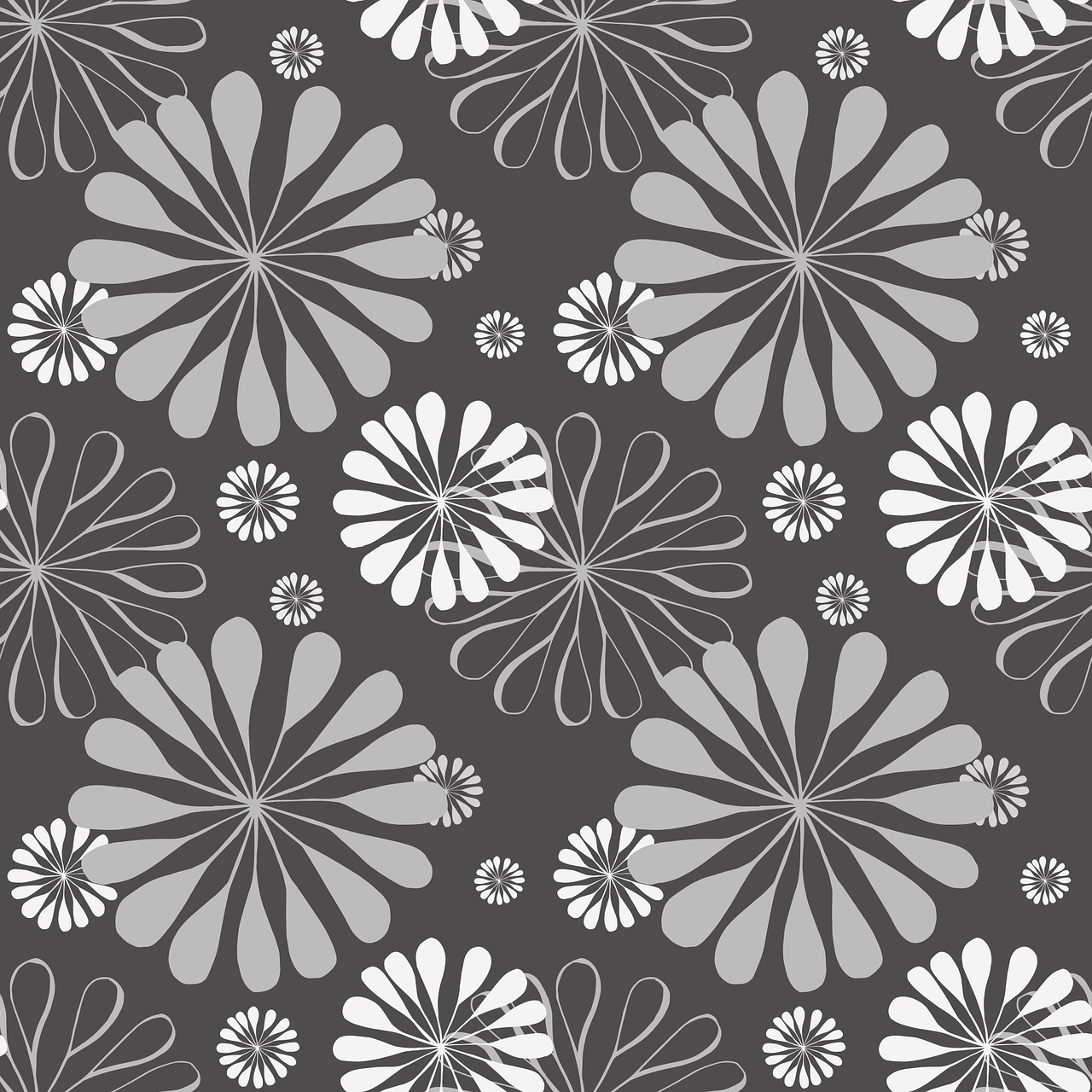 floral pattern floral background seamless pattern free photo