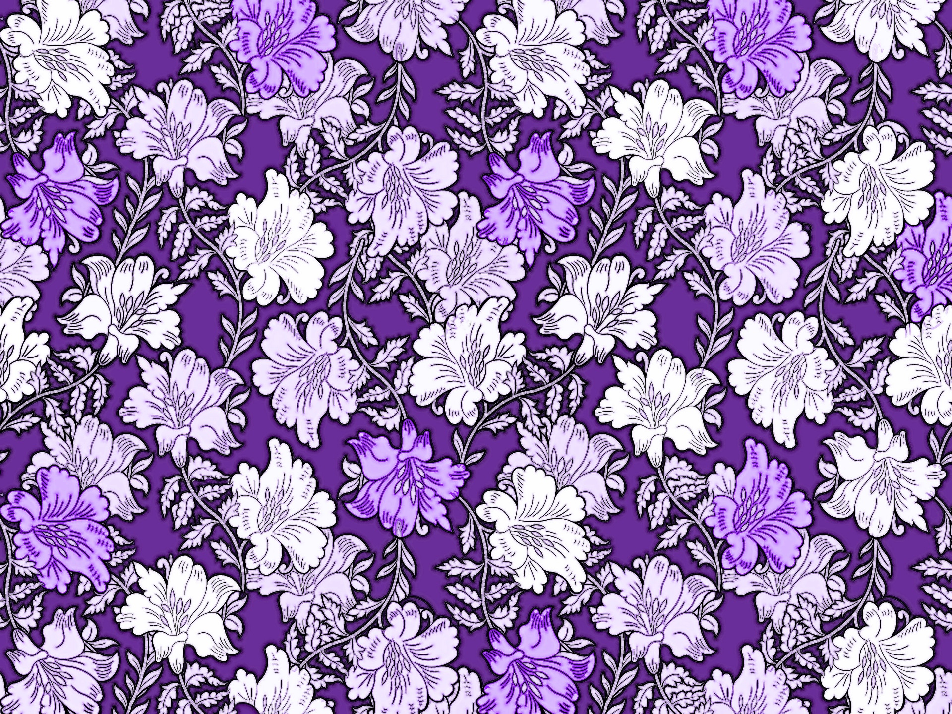 floral pattern design free photo