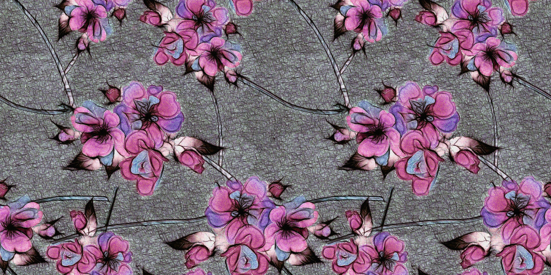 floral pattern design free photo