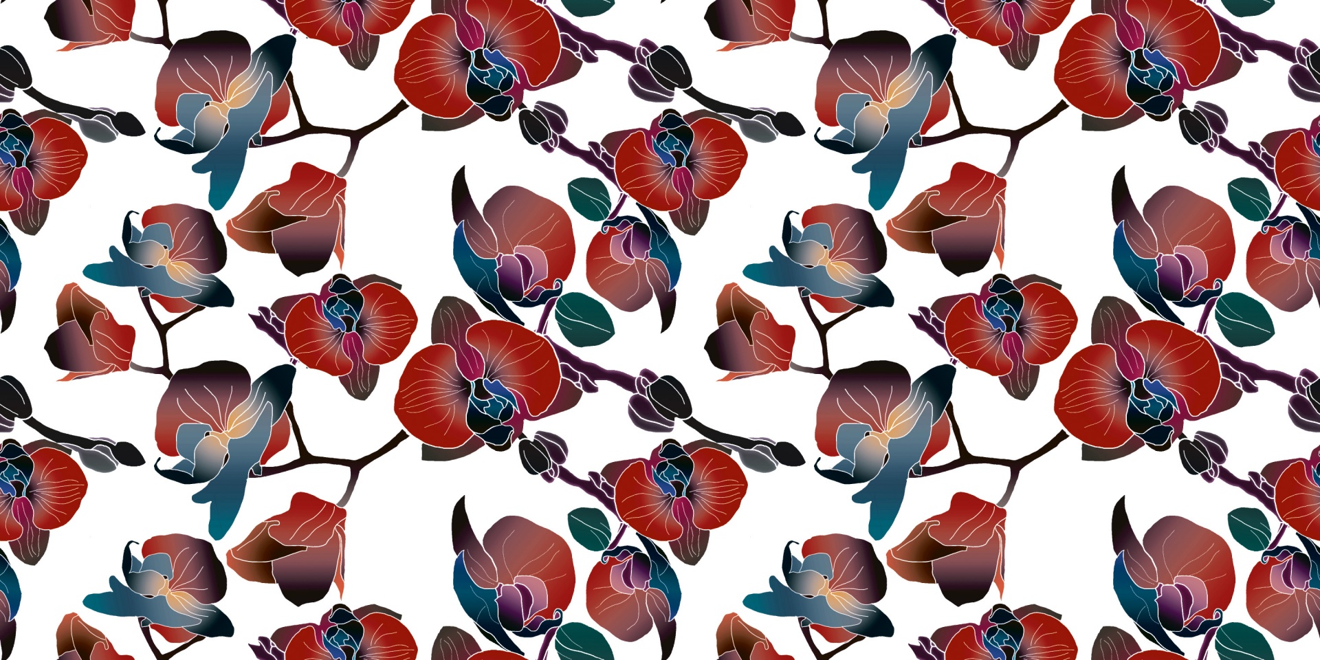 floral pattern design free photo