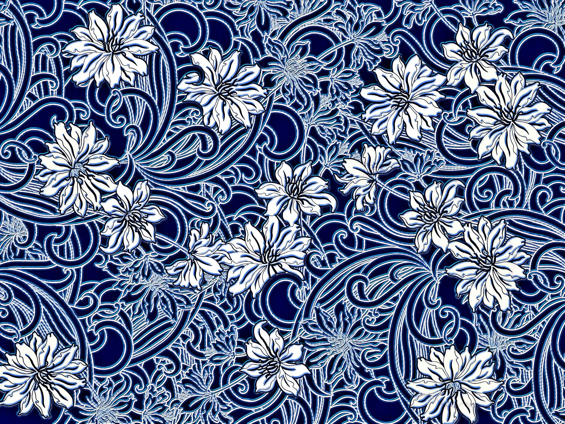 floral pattern design free photo