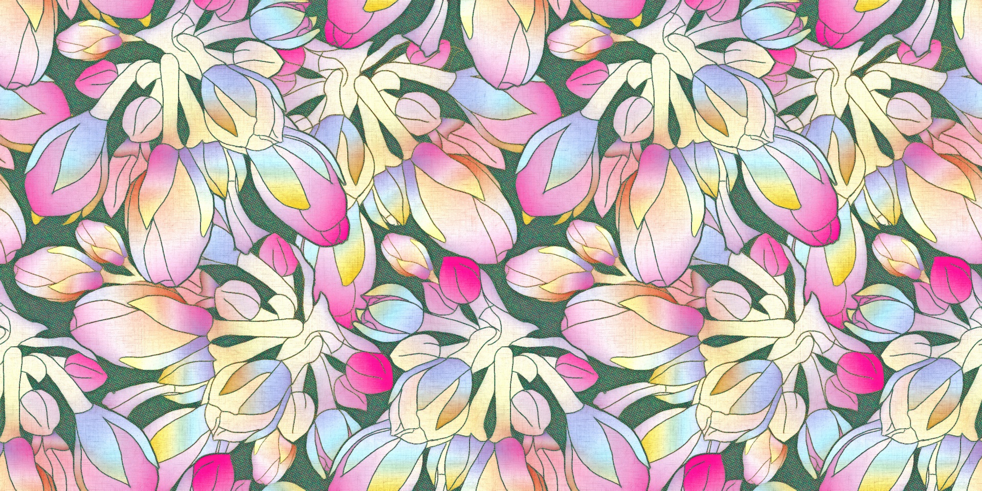 floral pattern design free photo