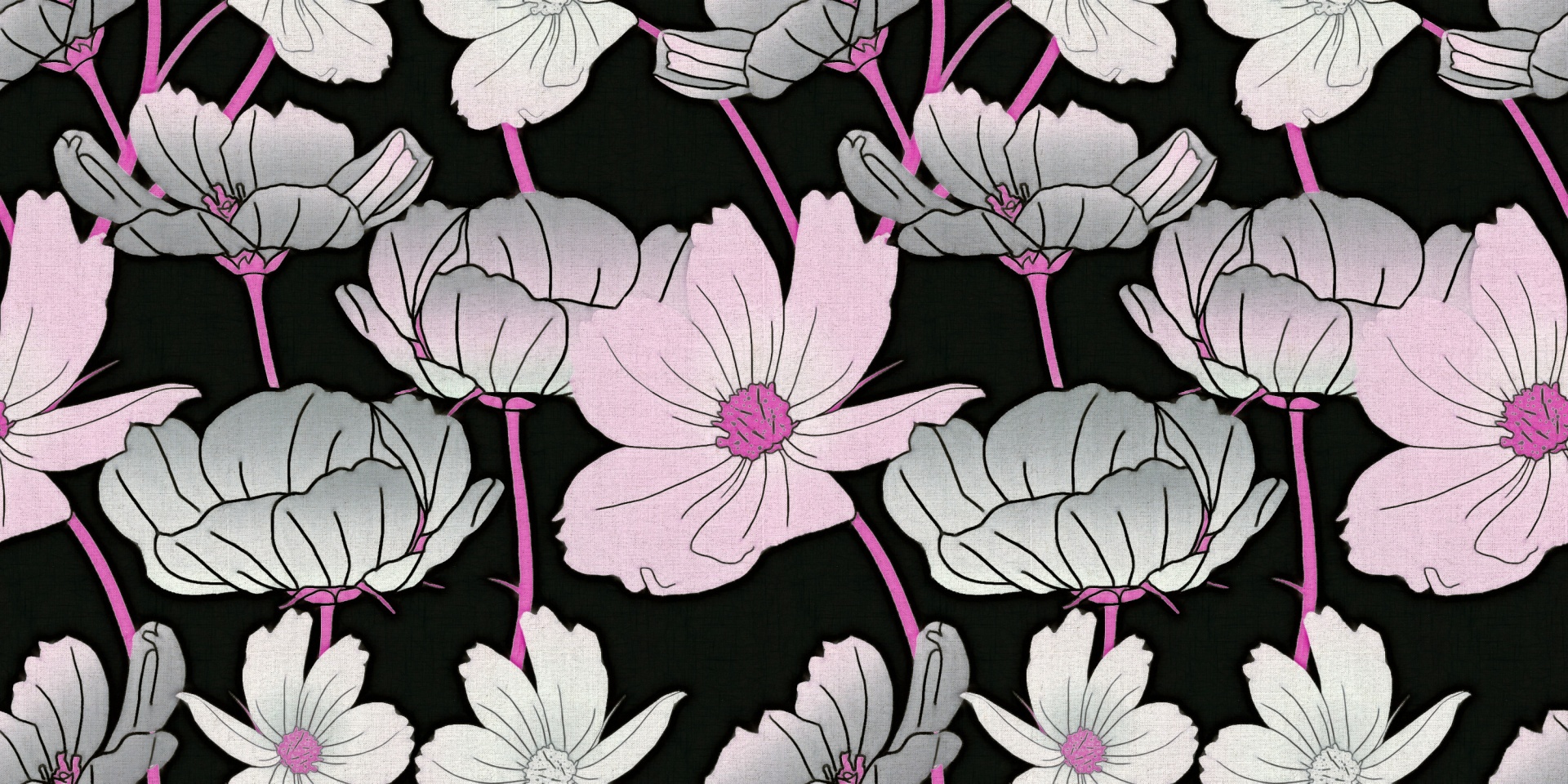 floral pattern design free photo