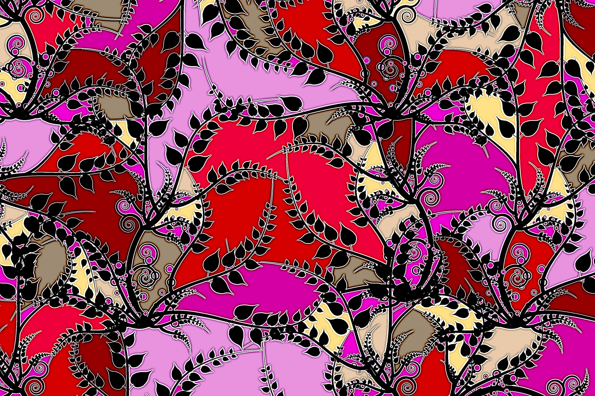 floral pattern design free photo