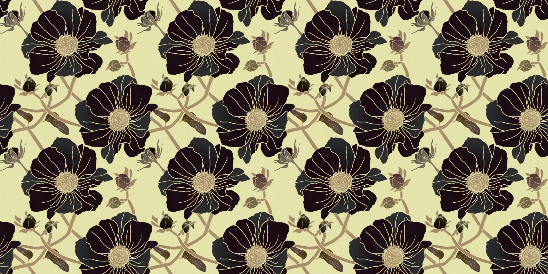 floral pattern design free photo