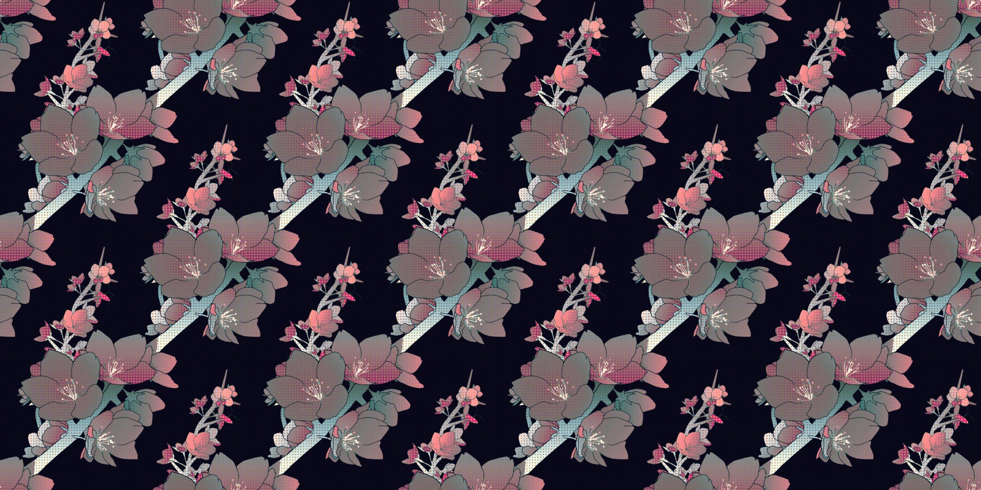 floral pattern design free photo