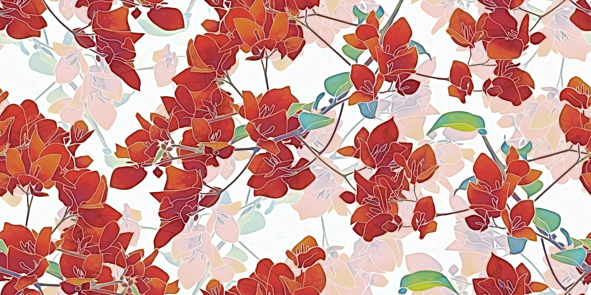 floral pattern design free photo