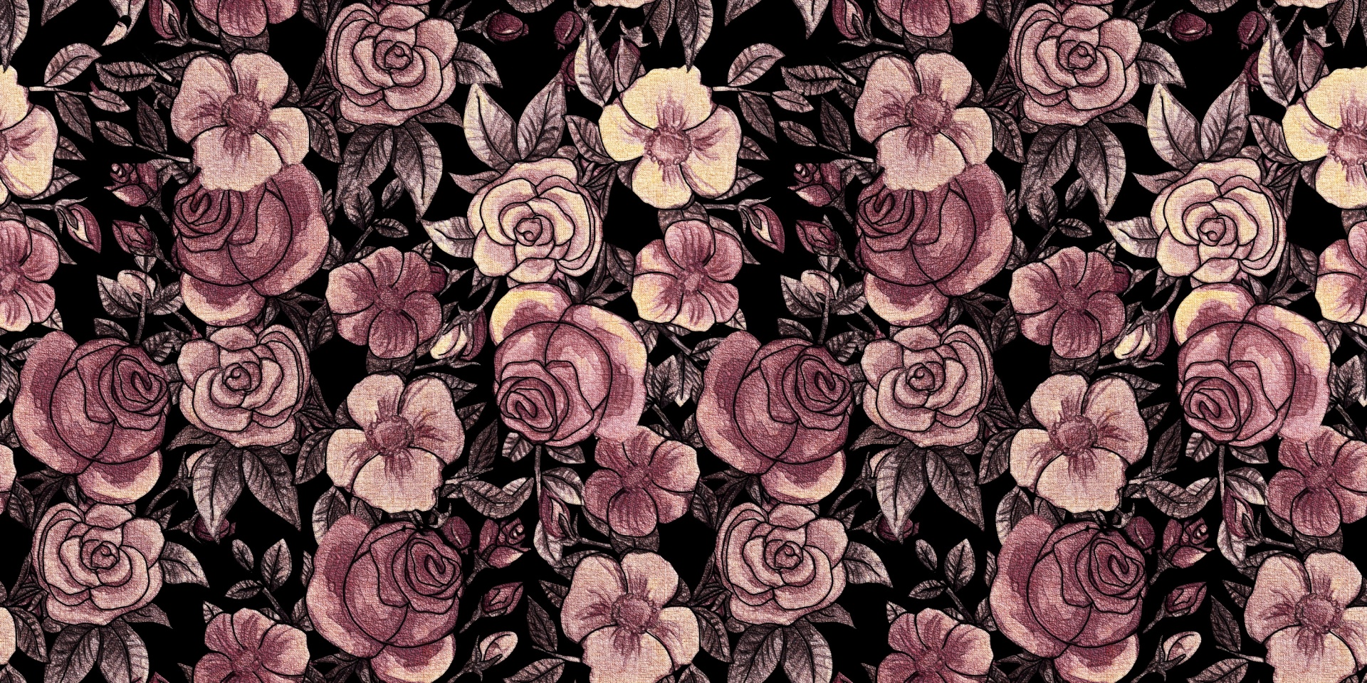 floral pattern design free photo